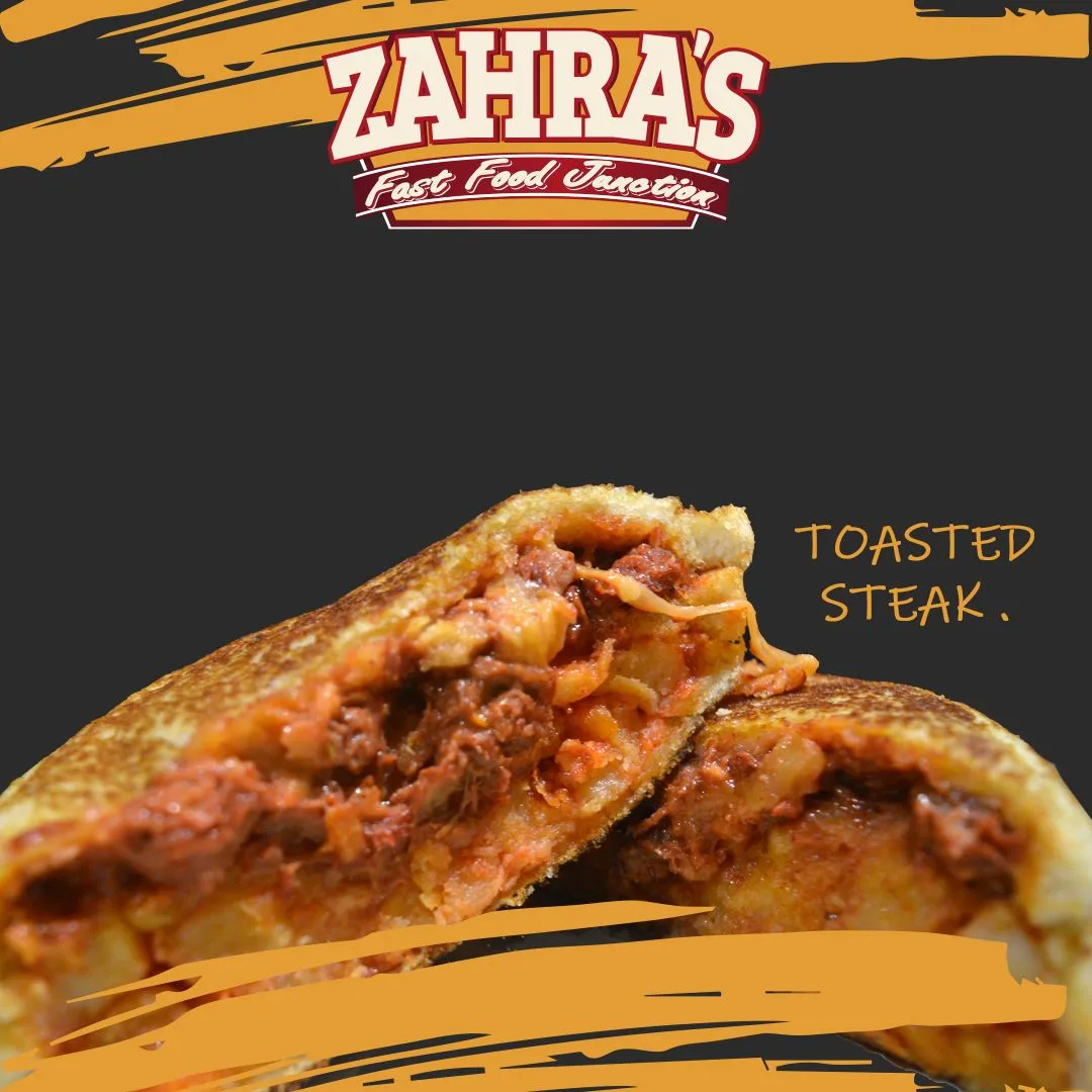 Zahra's toasted steak special